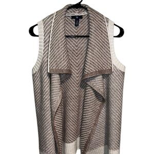 GAP Brown and Cream Sweater Vest